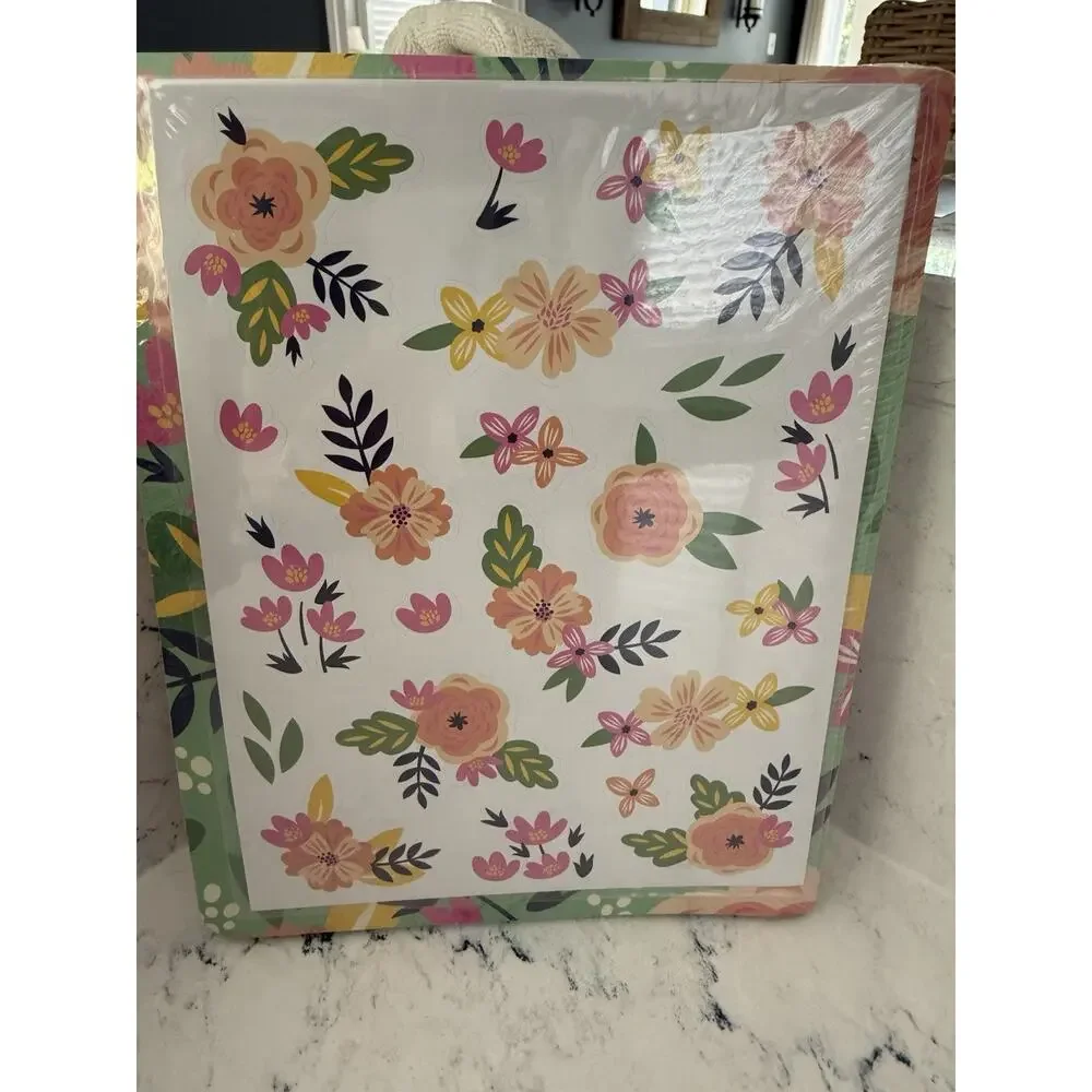 Steel Mill & Co. Floral Undated Daily Planner W/Highlighters And Stickers Sealed